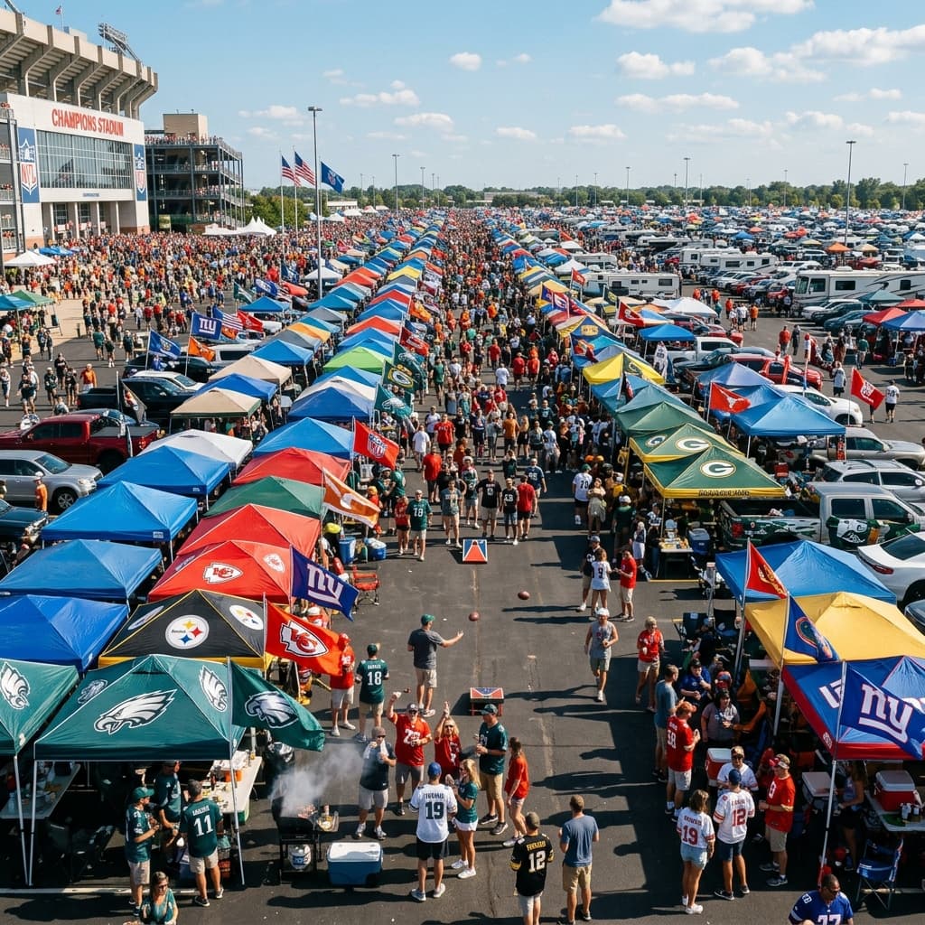 Tailgating at Meadowlands MetLife Stadium